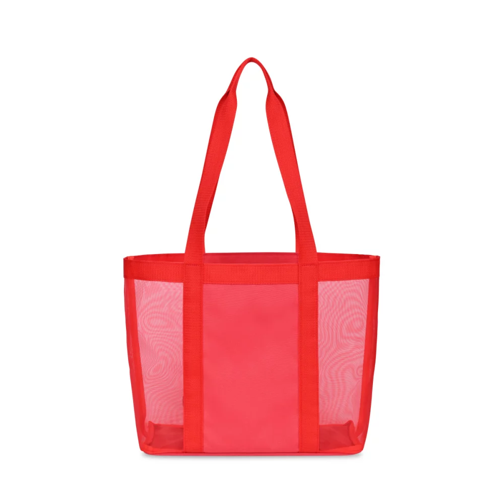 Mesh Tote Bag - Red