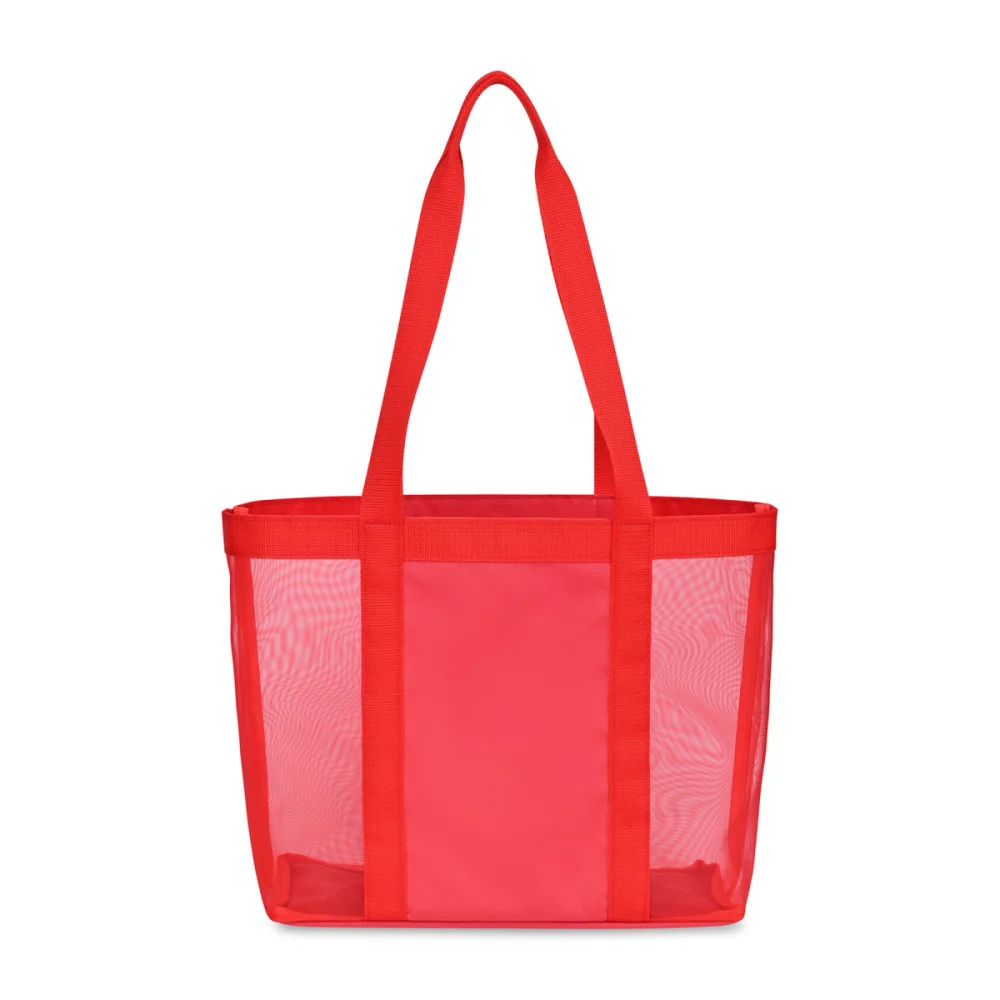 Mesh Tote Bag - Red