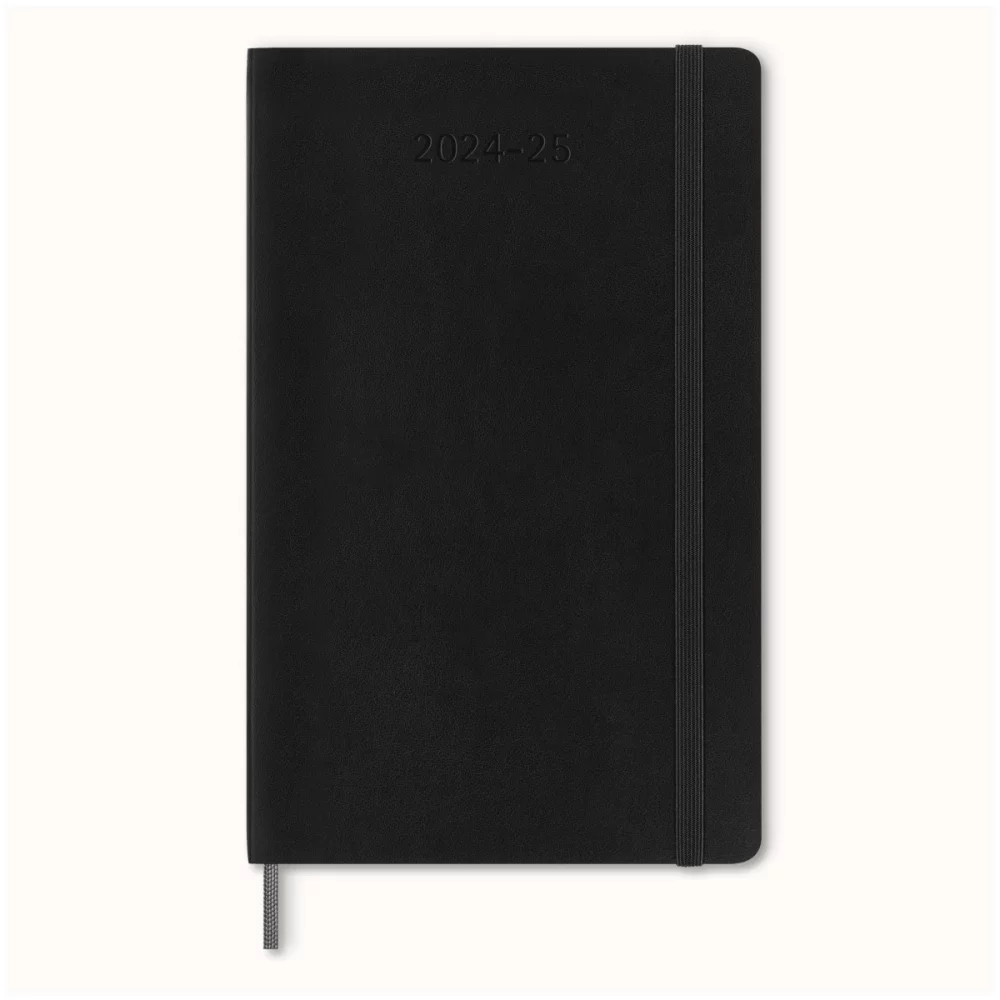 Moleskine® Soft Cover Large 12-Month Weekly 2025 Planner - Black