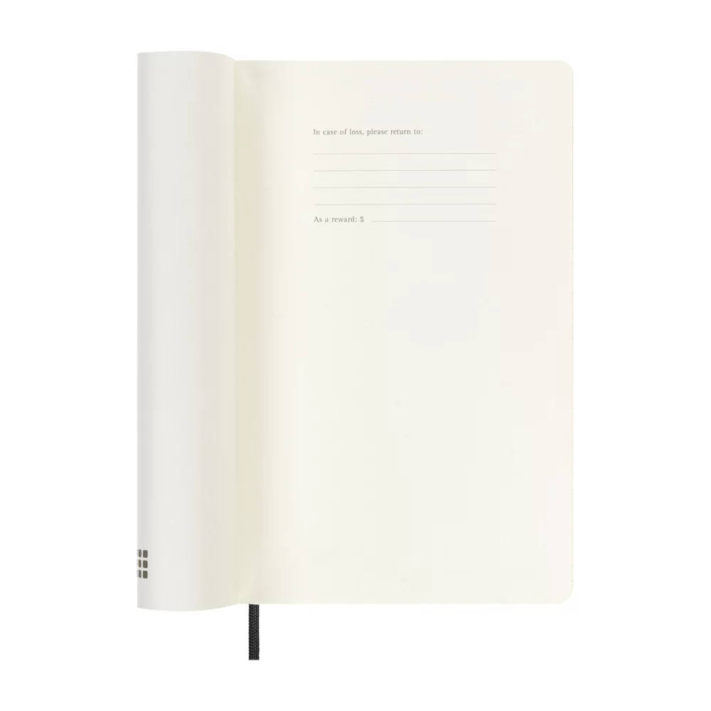 Moleskine® Soft Cover Large 12-Month Weekly 2025 Planner - Black