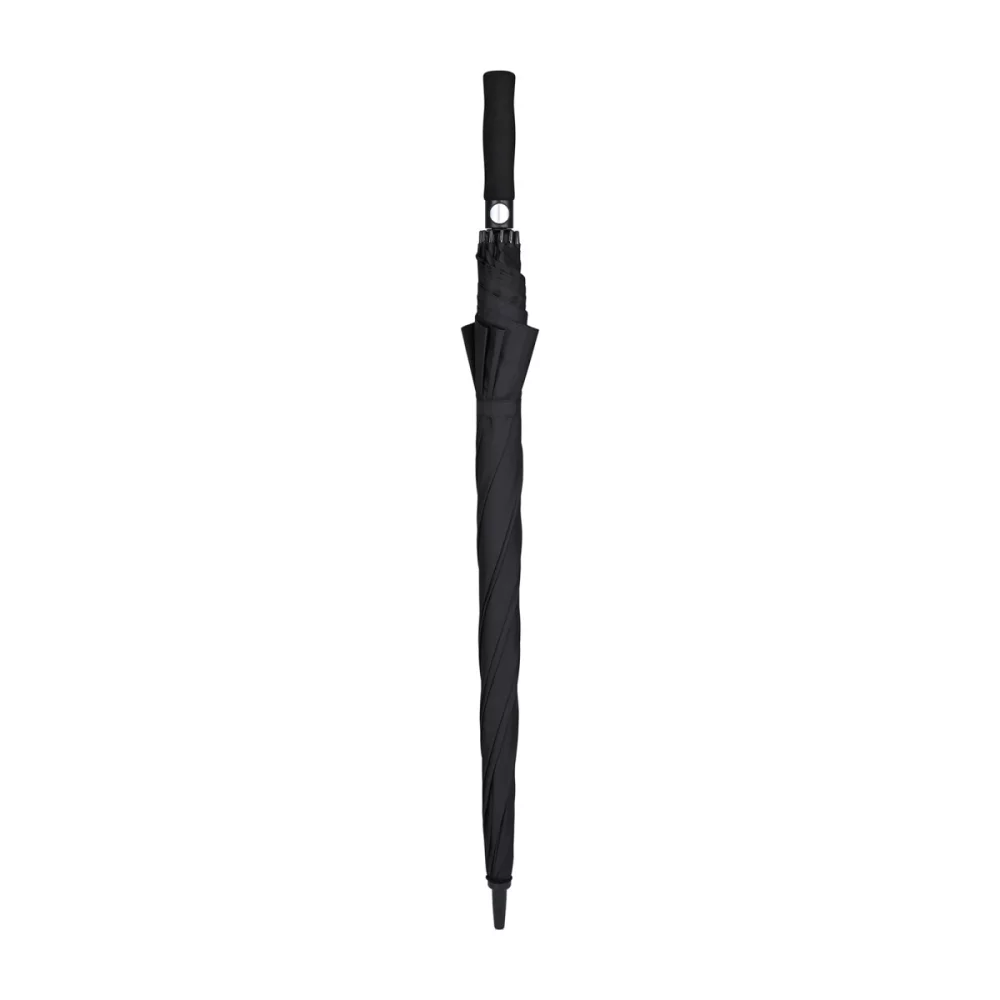 Elements 60" Recycled Auto Open Golf Umbrella - Black