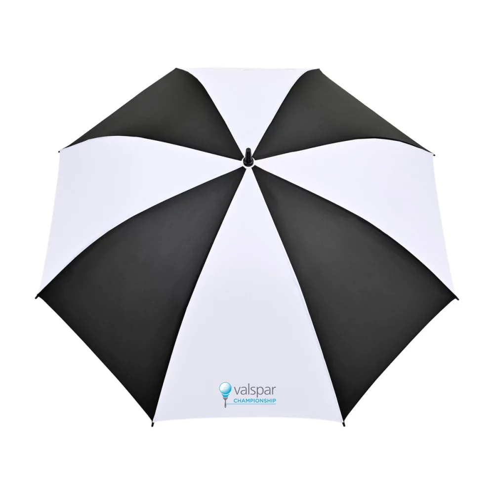 Parapluie de golf automatique Elements 60" en matériaux recyclés - Noir-Blanc