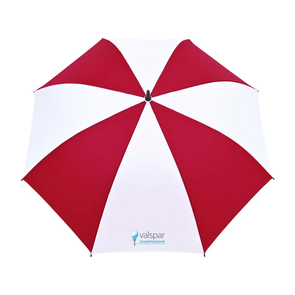 Parapluie de golf automatique recyclé Elements 60" - Rouge-Blanc