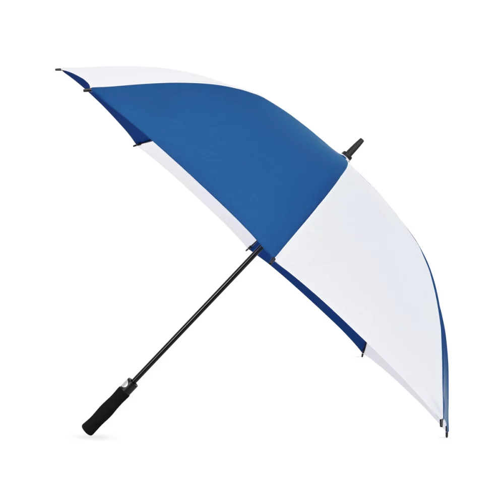 Parapluie de golf automatique recyclé Elements 60" - Royal-Blanc