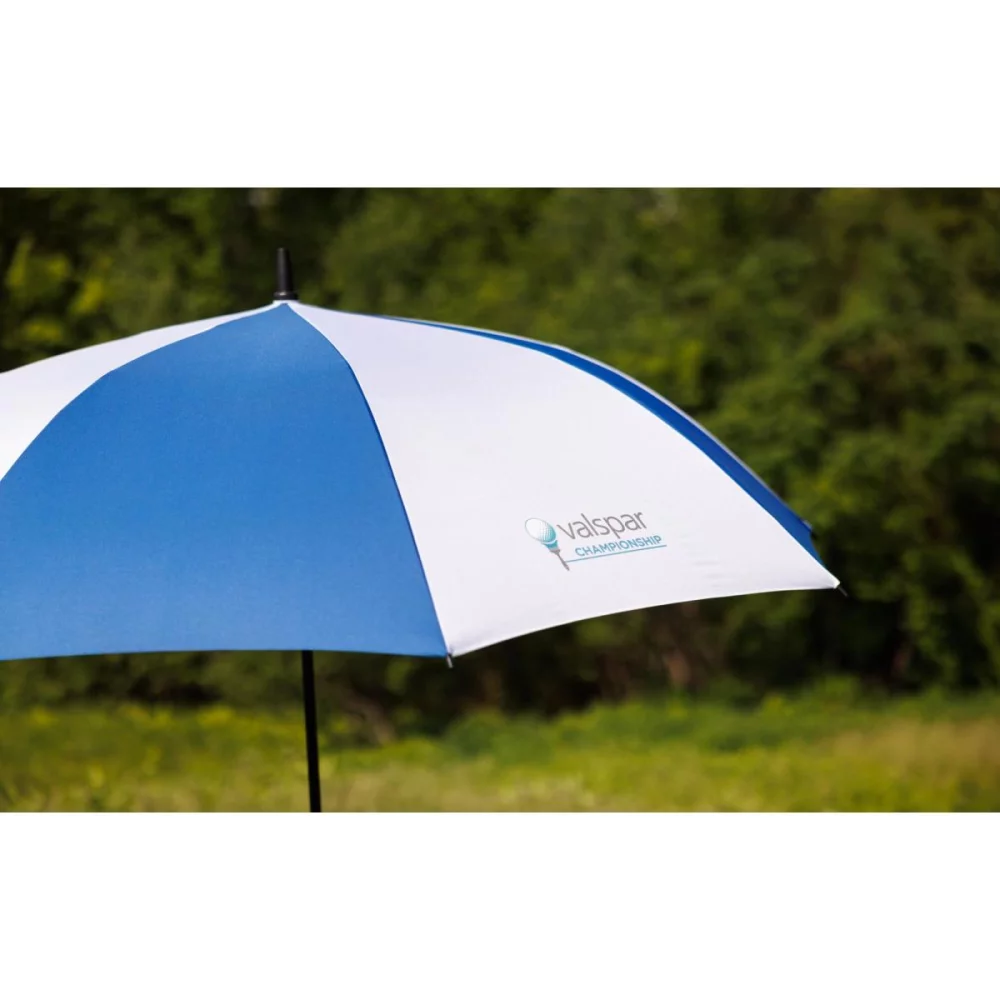 Parapluie de golf automatique recyclé Elements 60" - Royal-Blanc