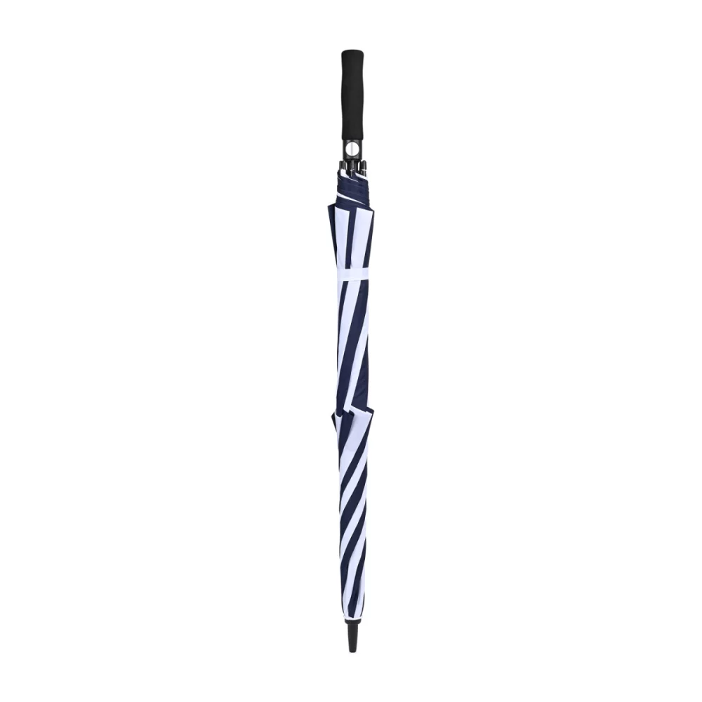 Parapluie de golf double auvent ouvert automatique recyclé Elements 60" - Marine-Blanc