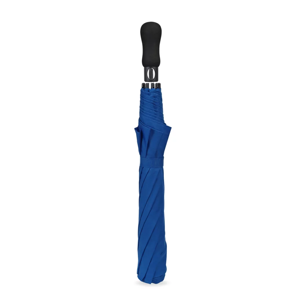 Elements 58" Recycled Auto Open Travel Folding Umbrella - Royal Blue