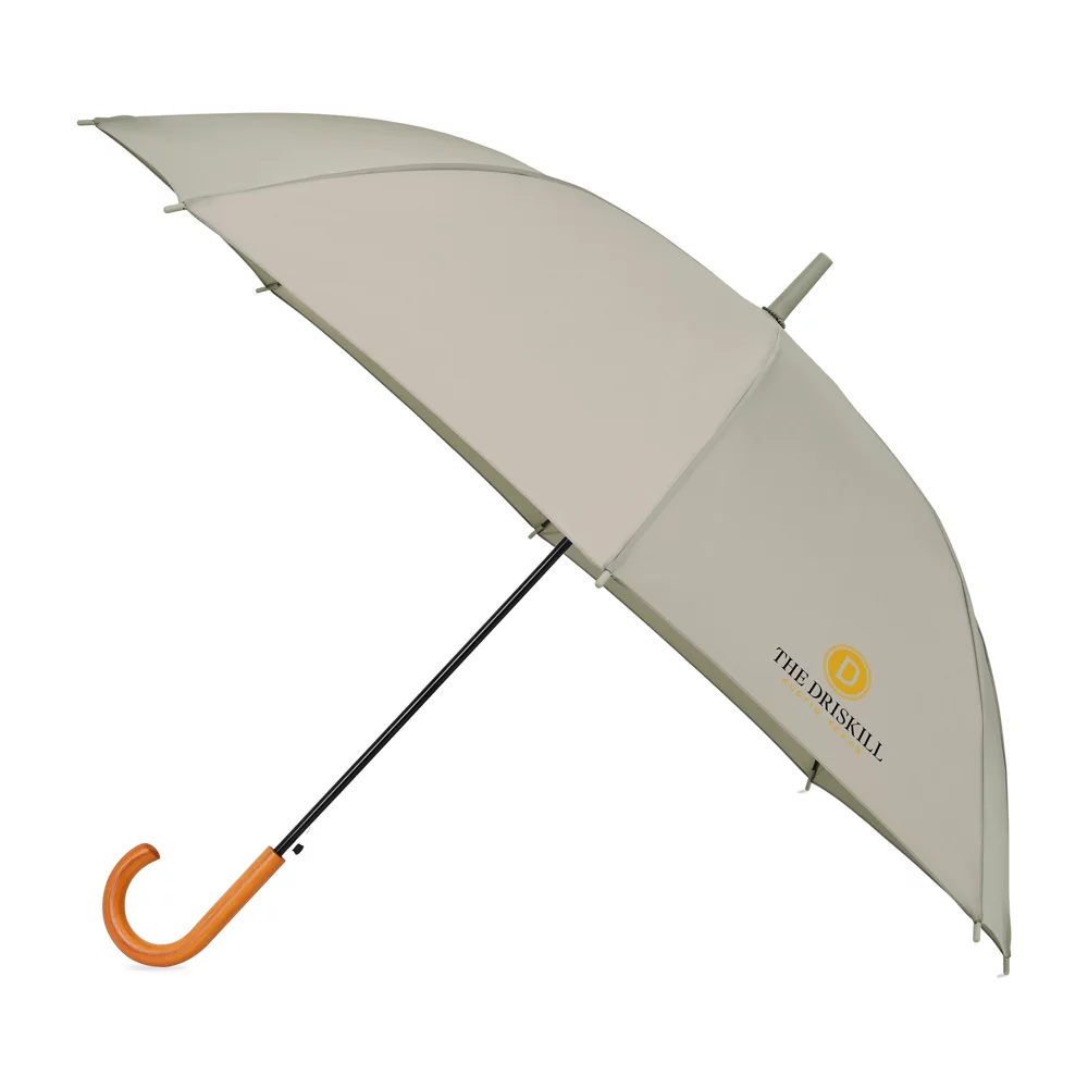 Parapluie d'hospitalité recyclé Elements 50" à ouverture automatique - Tan