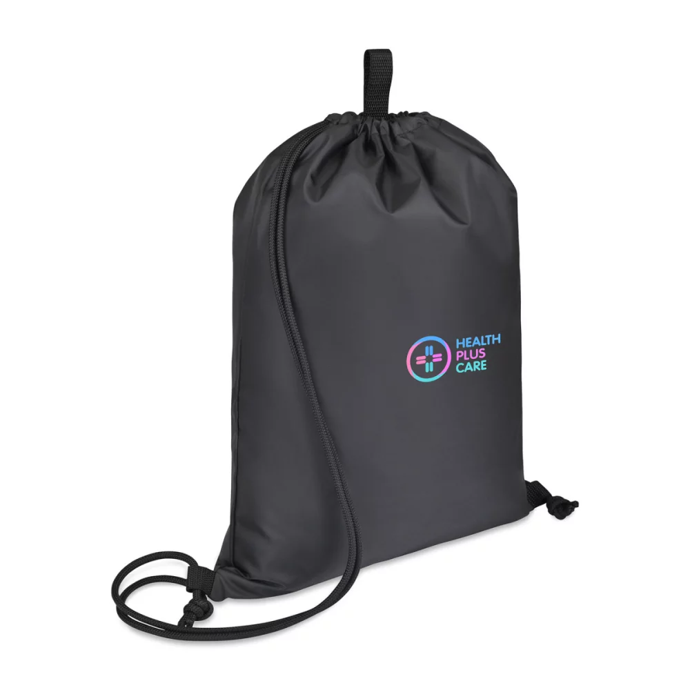 Repeat Lite Recycled Poly Cinchpack - Black