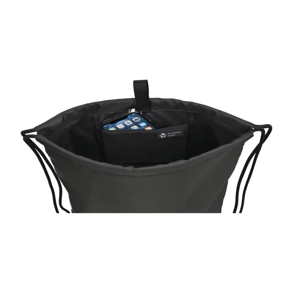 Repeat Lite Recycled Poly Cinchpack - Black