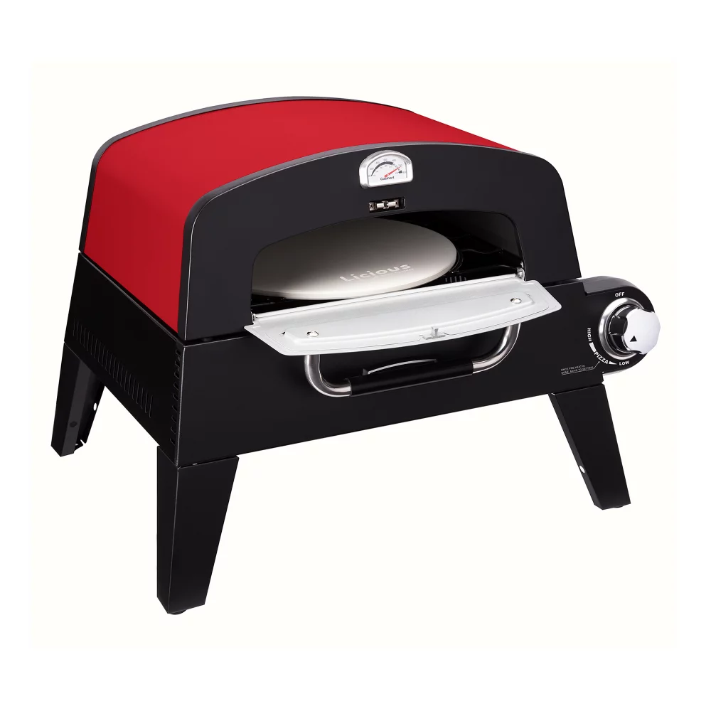 Four à pizza Cuisinart Outdoors® - Noir-Rouge