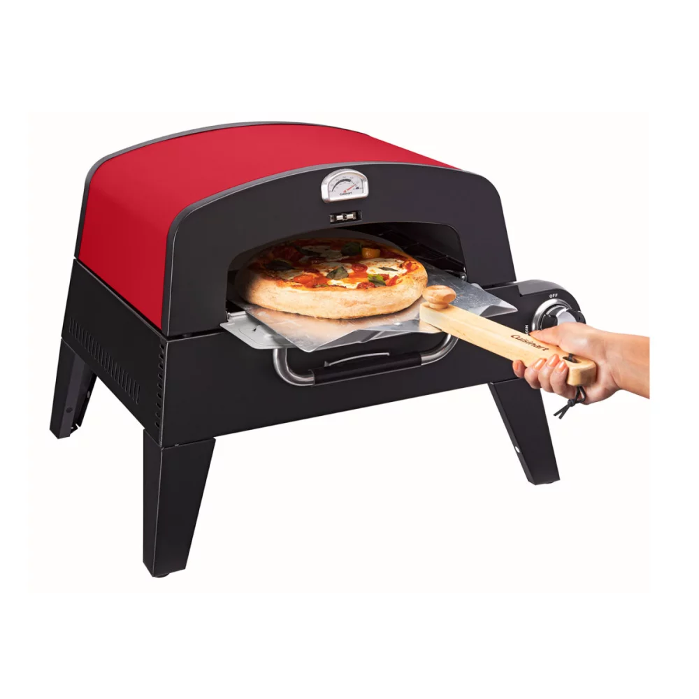 Four à pizza Cuisinart Outdoors® - Noir-Rouge