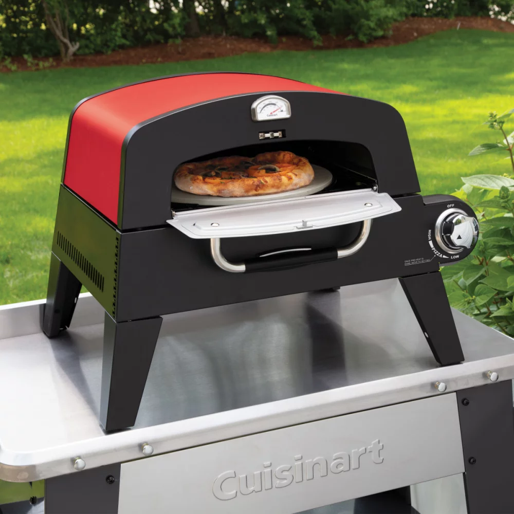 Four à pizza Cuisinart Outdoors® - Noir-Rouge
