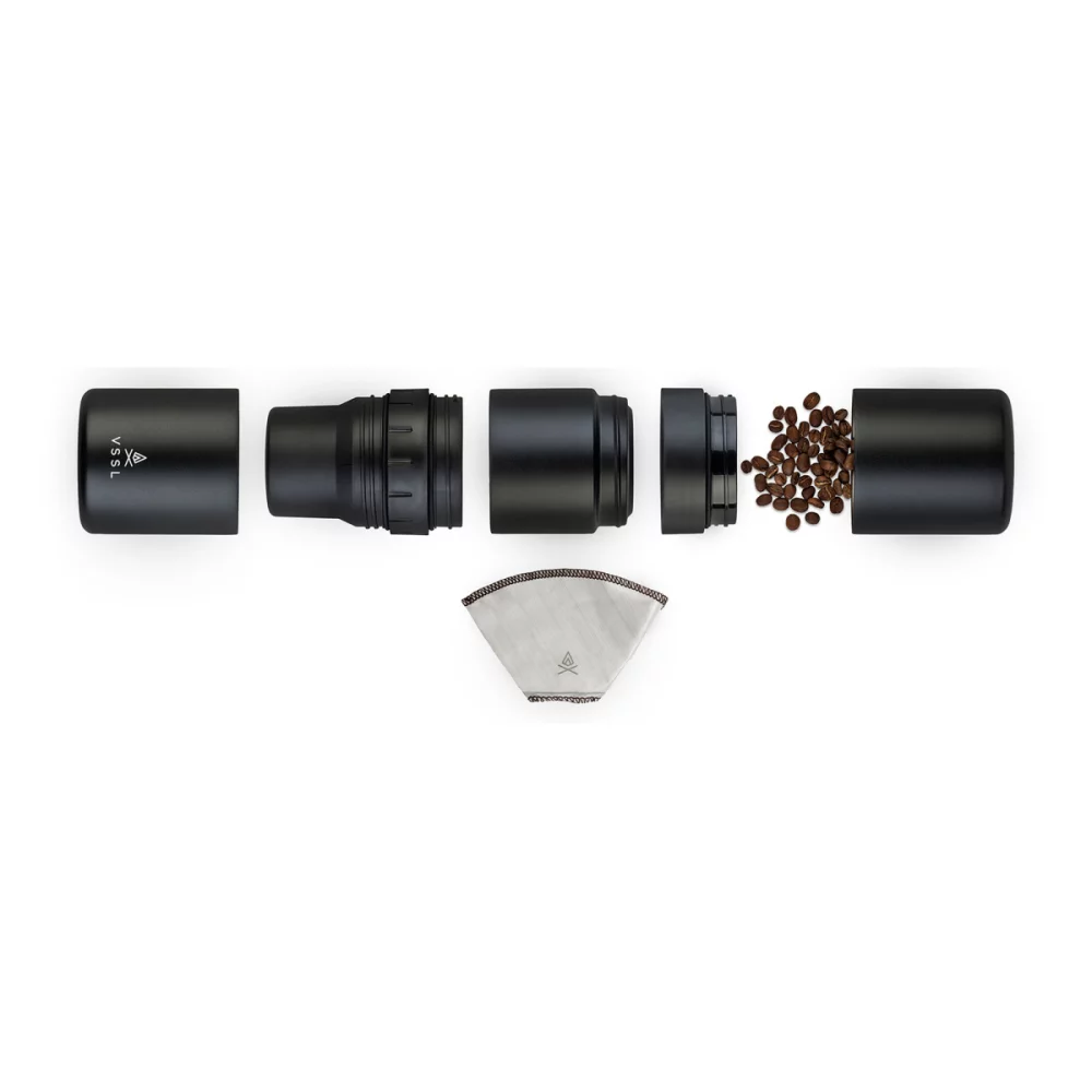 VSSL Nest Pour Over Coffee Kit - Black
