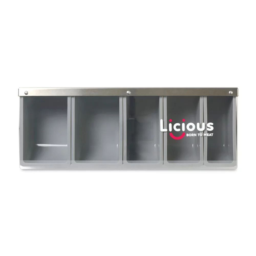 Station à condiments et garnitures Cuisinart Outdoor® - Acier inoxydable