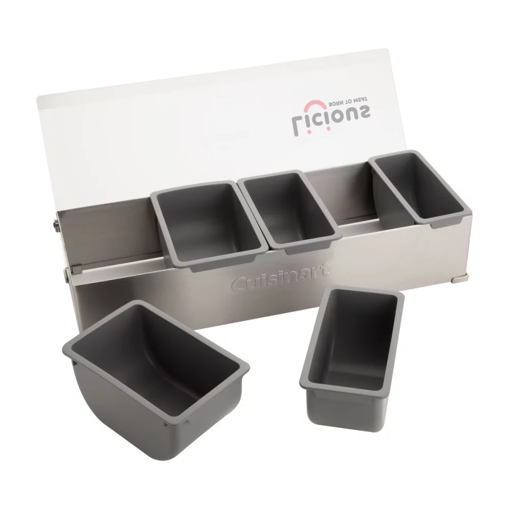 Station à condiments et garnitures Cuisinart Outdoor® - Acier inoxydable