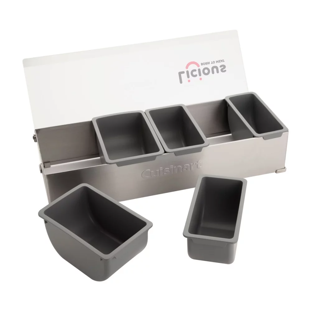 Station à condiments et garnitures Cuisinart Outdoor® - Acier inoxydable