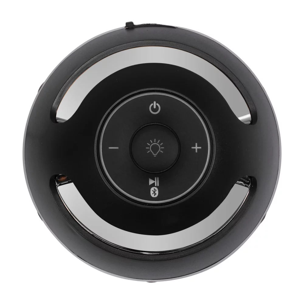 Enceintes iLive™ Tiki & Bluetooth avec flamme LED - Noir