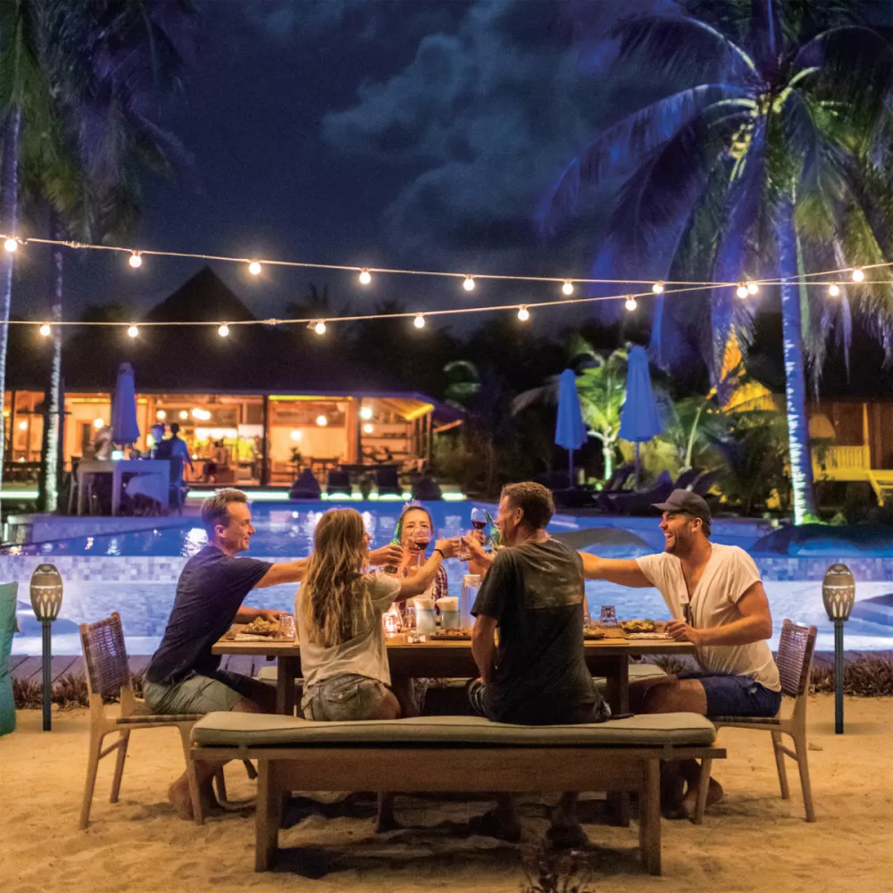 iLive™ Tiki & Bluetooth Speakers with LED Flame - Black