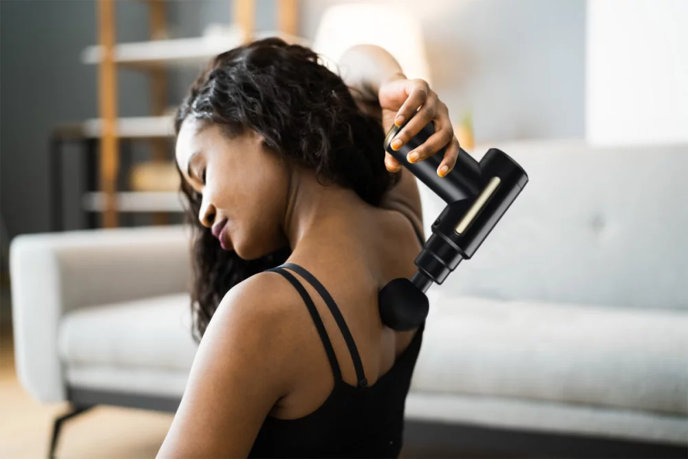 iLive™ Portable Cordless Massage Gun - Black