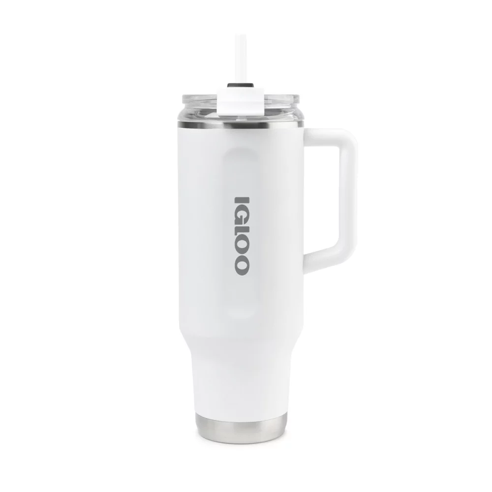 Gobelet de voyage Igloo® - 40 oz - Blanc