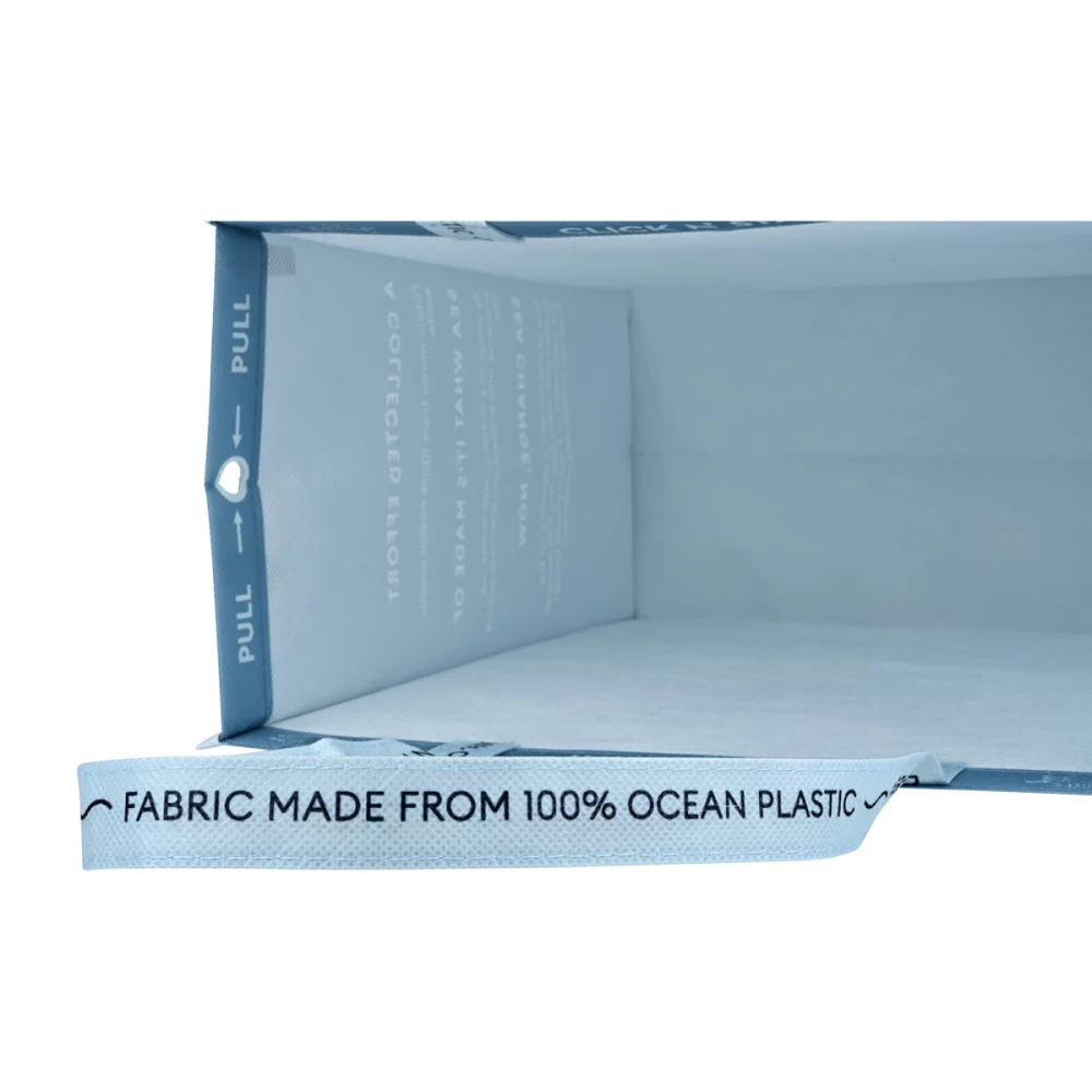 Out of the Ocean® Reusable Large Shopper with Click N' Stay® - Slate Grey