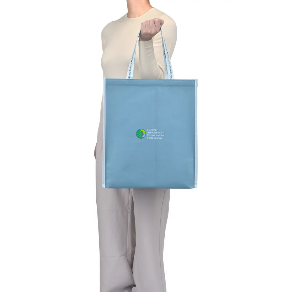 Out of the Ocean® Reusable Large Shopper with Click N' Stay® - Slate Grey