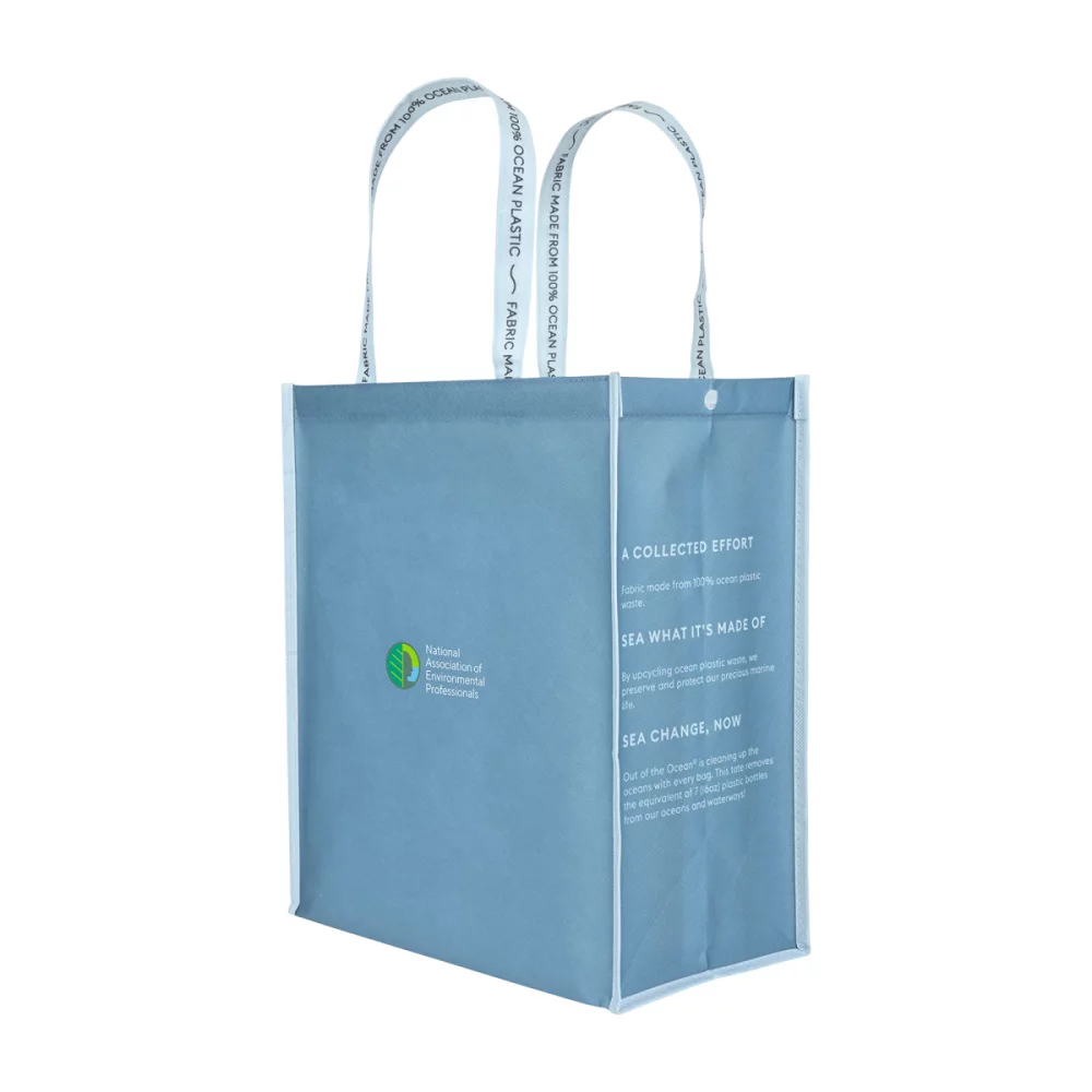 Out of the Ocean® Reusable Large Shopper with Click N' Stay® - Slate Grey