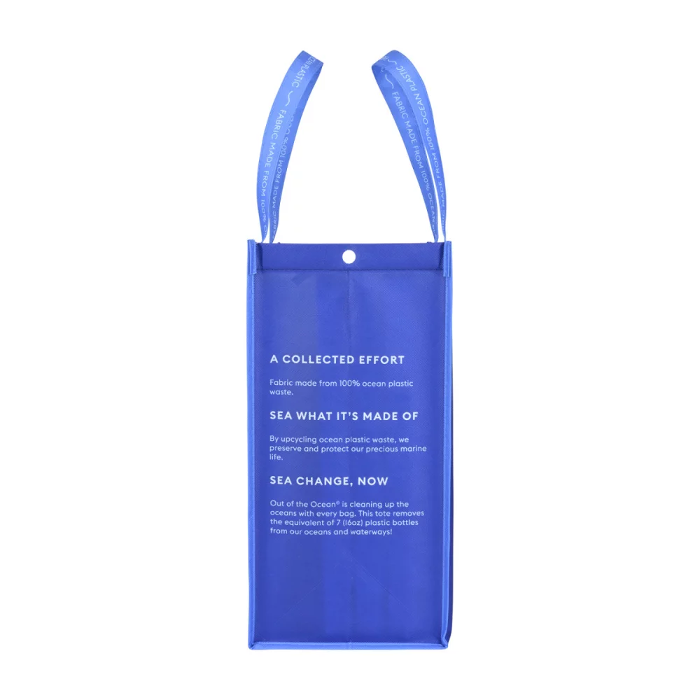 Out of the Ocean® Reusable Large Shopper with Click N' Stay® - Navy