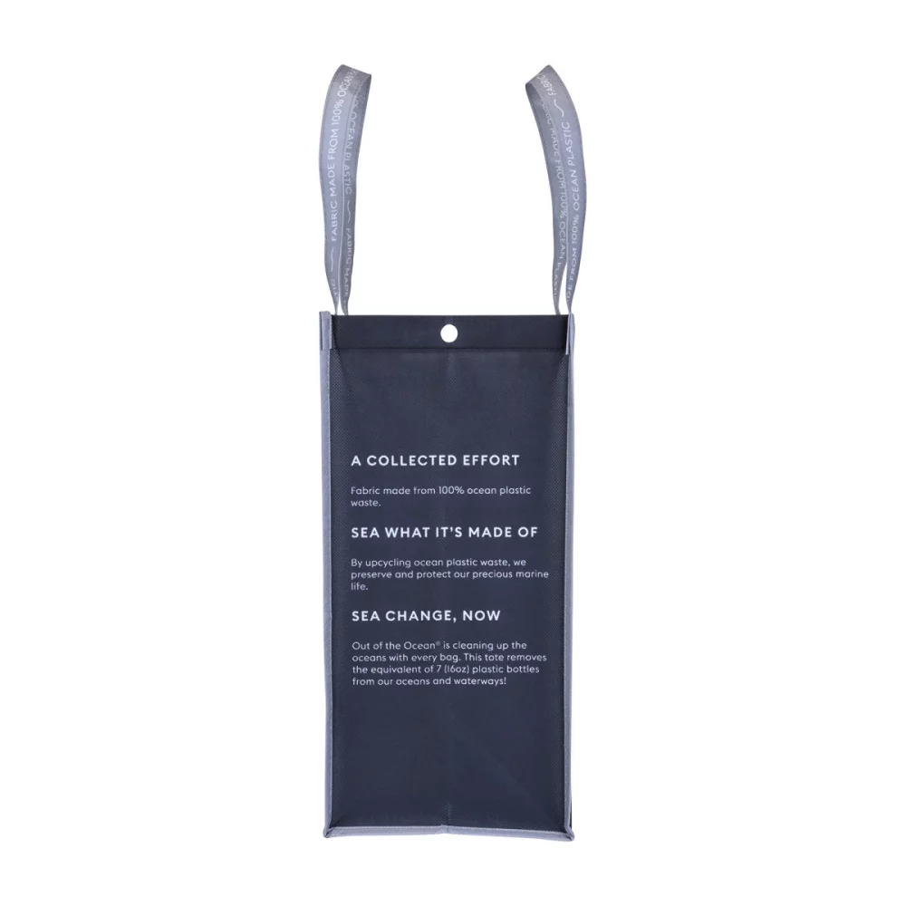 Out of the Ocean® Reusable Large Shopper with Click N' Stay® - Black