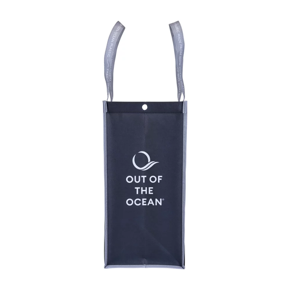 Out of the Ocean® Reusable Large Shopper with Click N' Stay® - Black