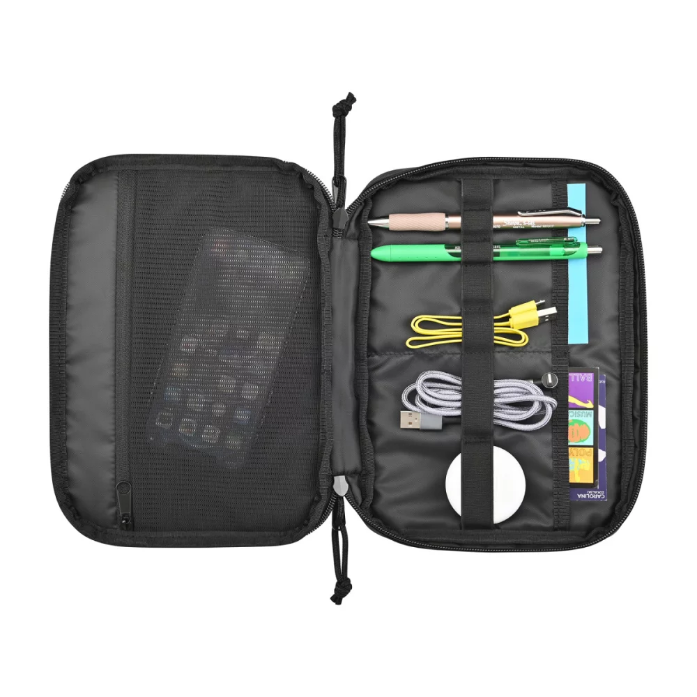 Renouveler l'organisateur Slim Tech en rPET - Noir