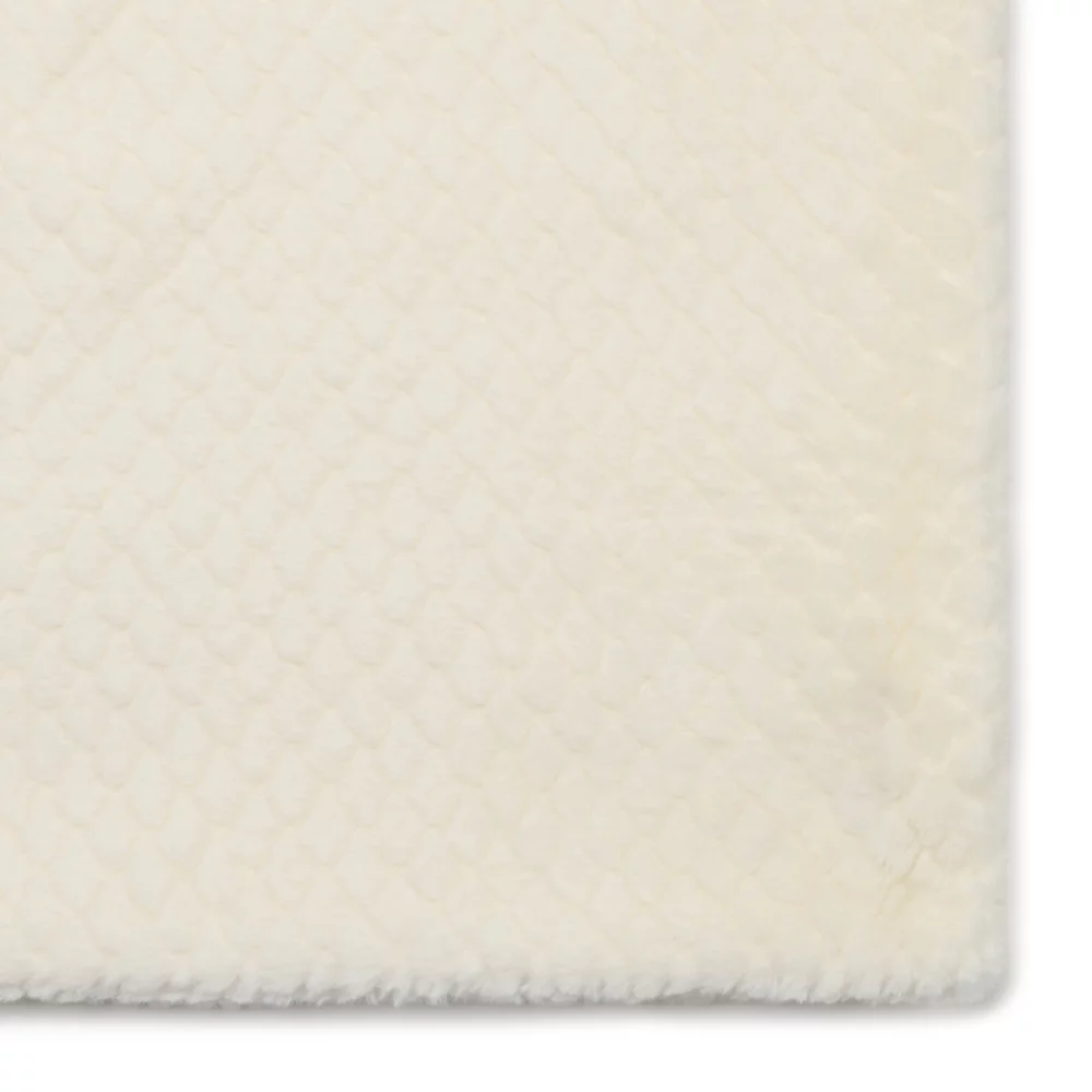 Luxe Nordic Throw Blanket - Cream
