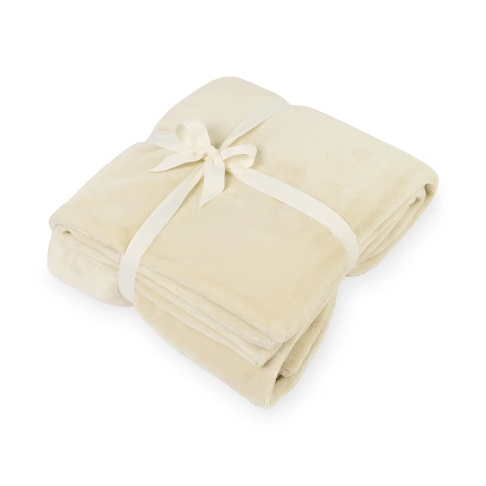 Mink Ever Soft Throw Blanket - Chalk