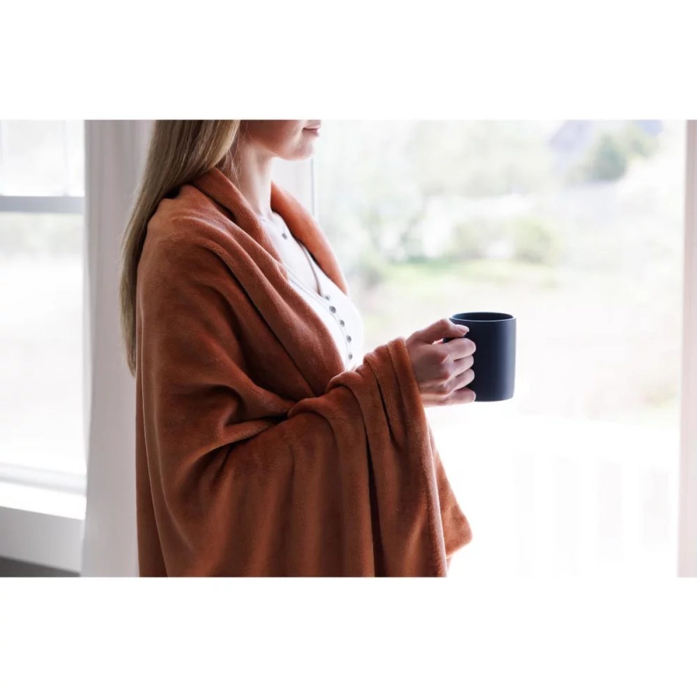 Mink Ever Soft Throw Blanket - Canyon Clay