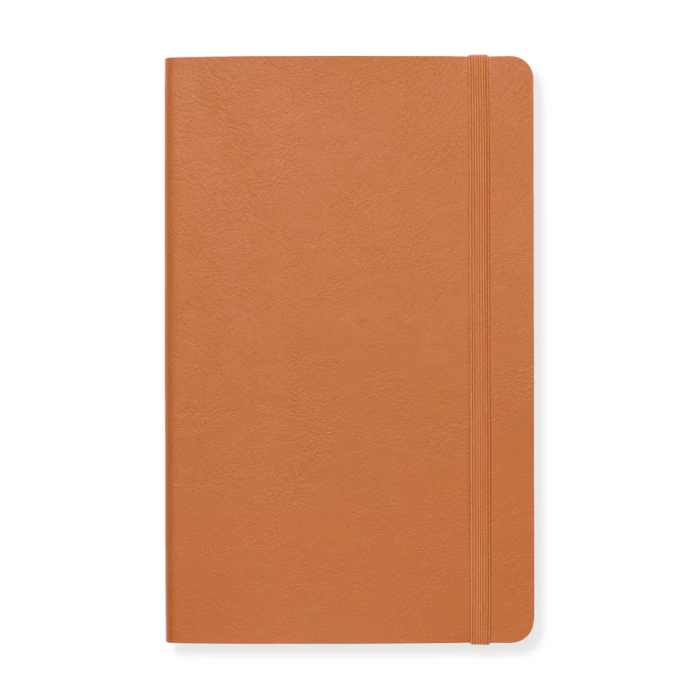 Cahier grand format à couverture souple vegan précieuse et éthique Moleskine® - Orange