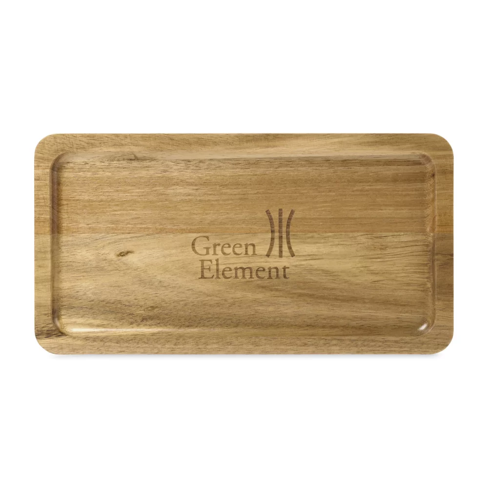 La Cuisine 2 Tier Serving Tray - Wood