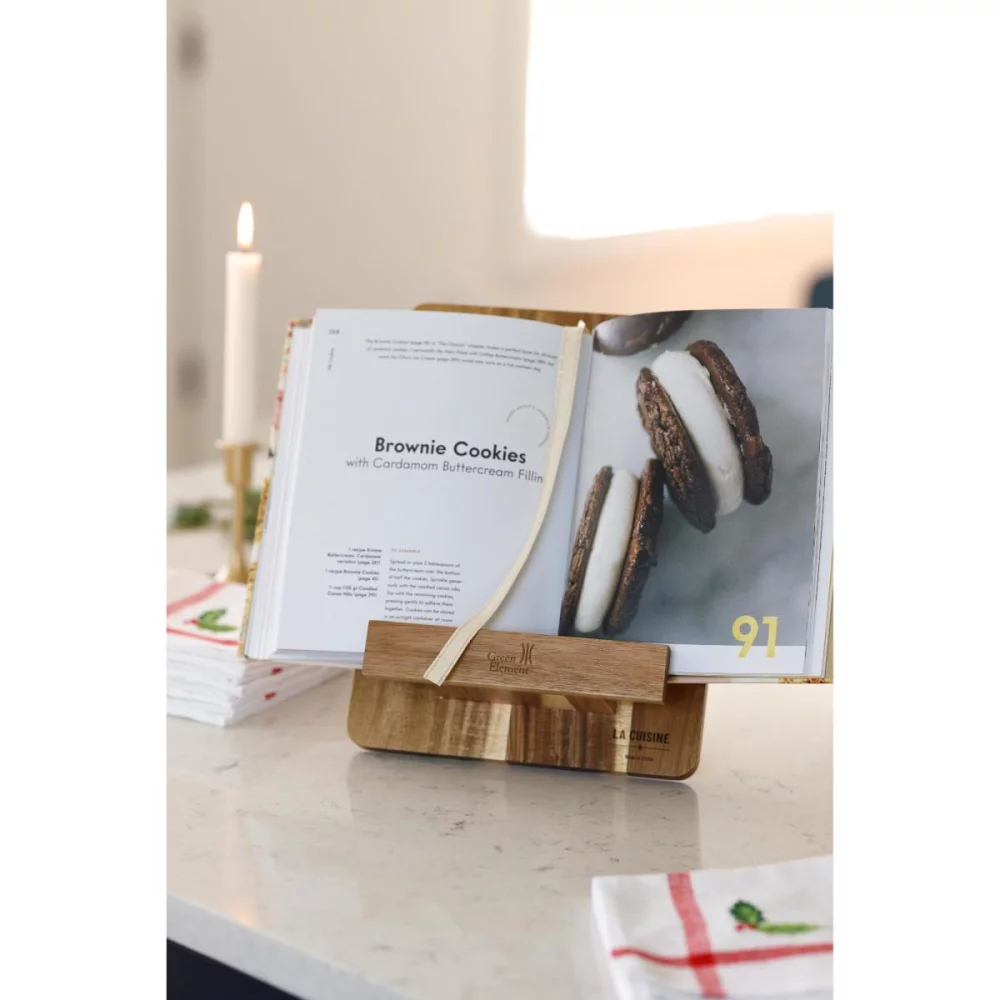 La Cuisine Sous Chef' Recipe Holder - Wood