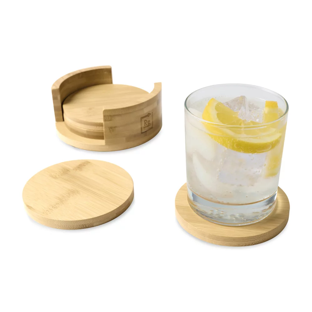 Bamboo Coaster Set - Bamboo
