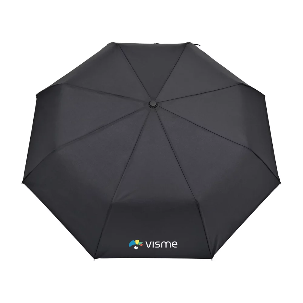 Parapluie pliant manuel recyclé Elements 43" - Noir