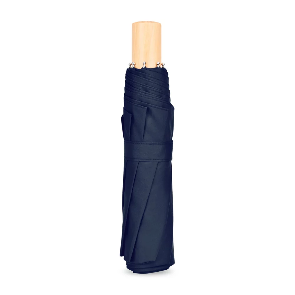 Parapluie pliant manuel recyclé Elements 43" - Marine