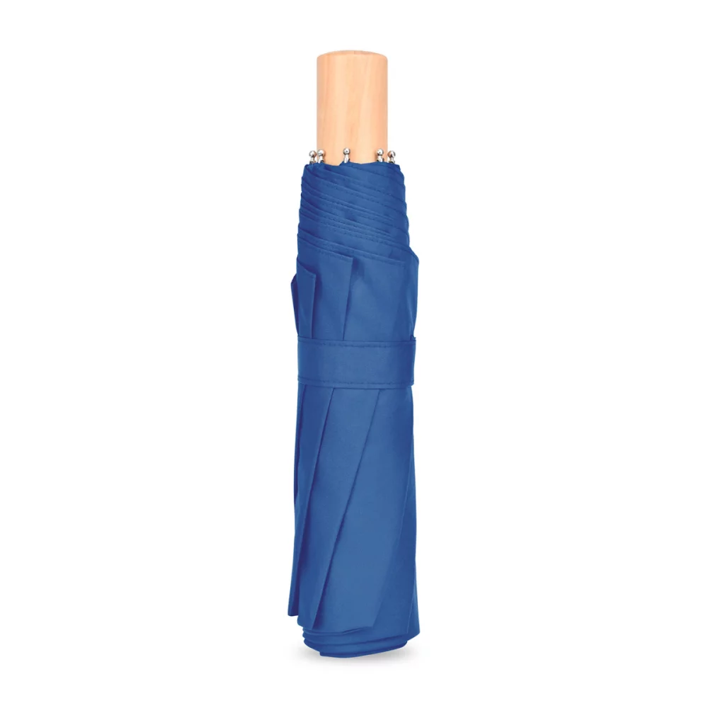 Parapluie pliant manuel recyclé Elements 43" - Bleu royal