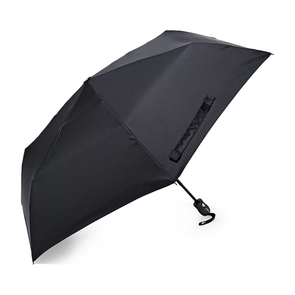 Parapluie Samsonite Compact à Ouverture/Fermeture Automatique - Noir