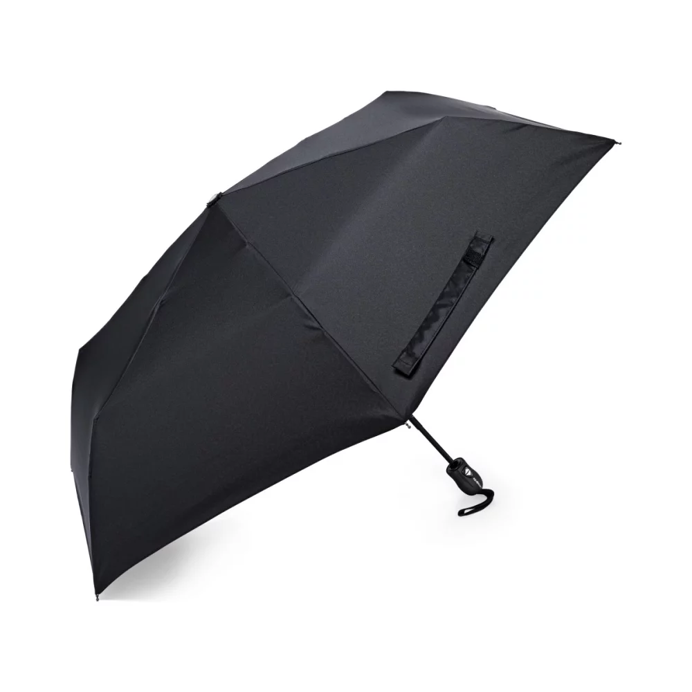 Parapluie Samsonite Compact à Ouverture/Fermeture Automatique - Noir
