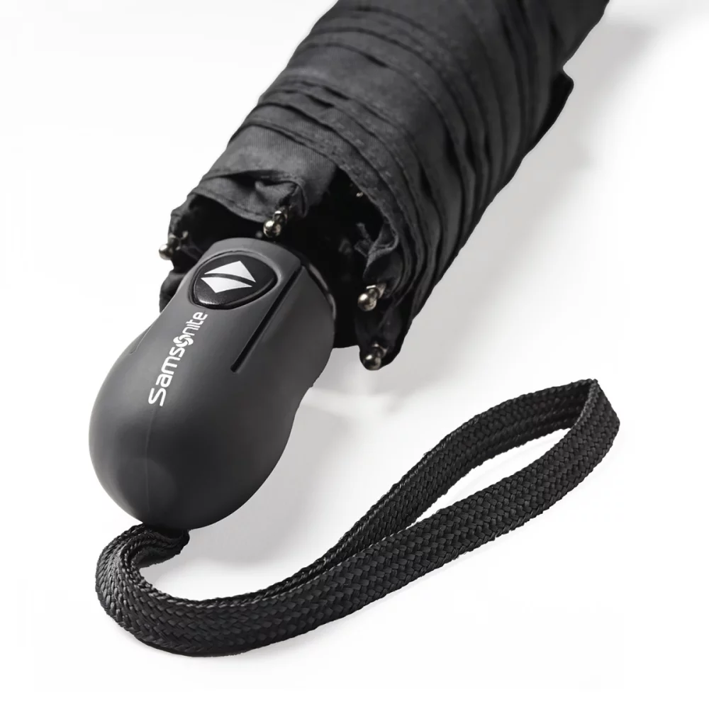Parapluie Samsonite Compact à Ouverture/Fermeture Automatique - Noir