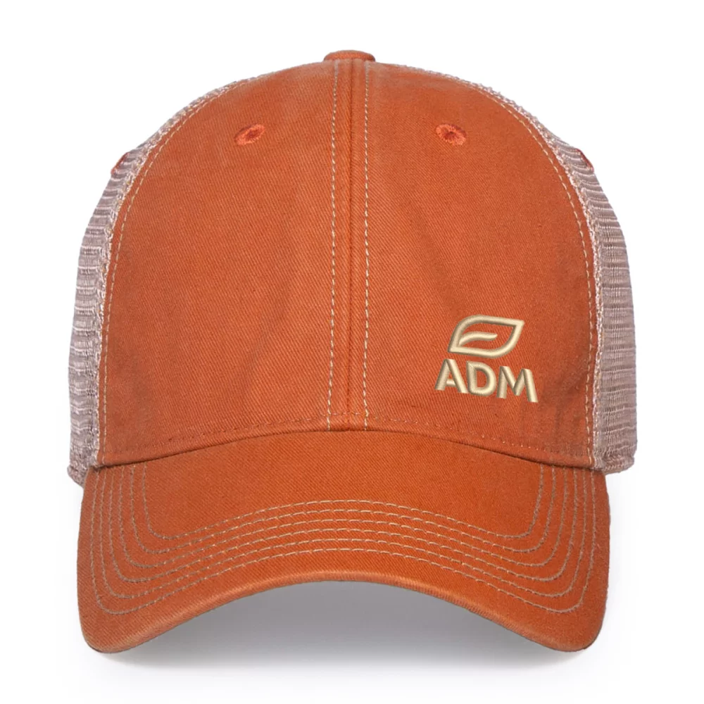 Merrimack Hat Co.™ Austin Vintage Trucker - Rouille-Tan