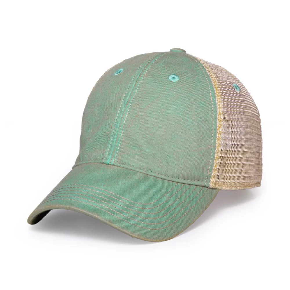 Merrimack Hat Co.™ Austin Vintage Trucker - Azul-Tan
