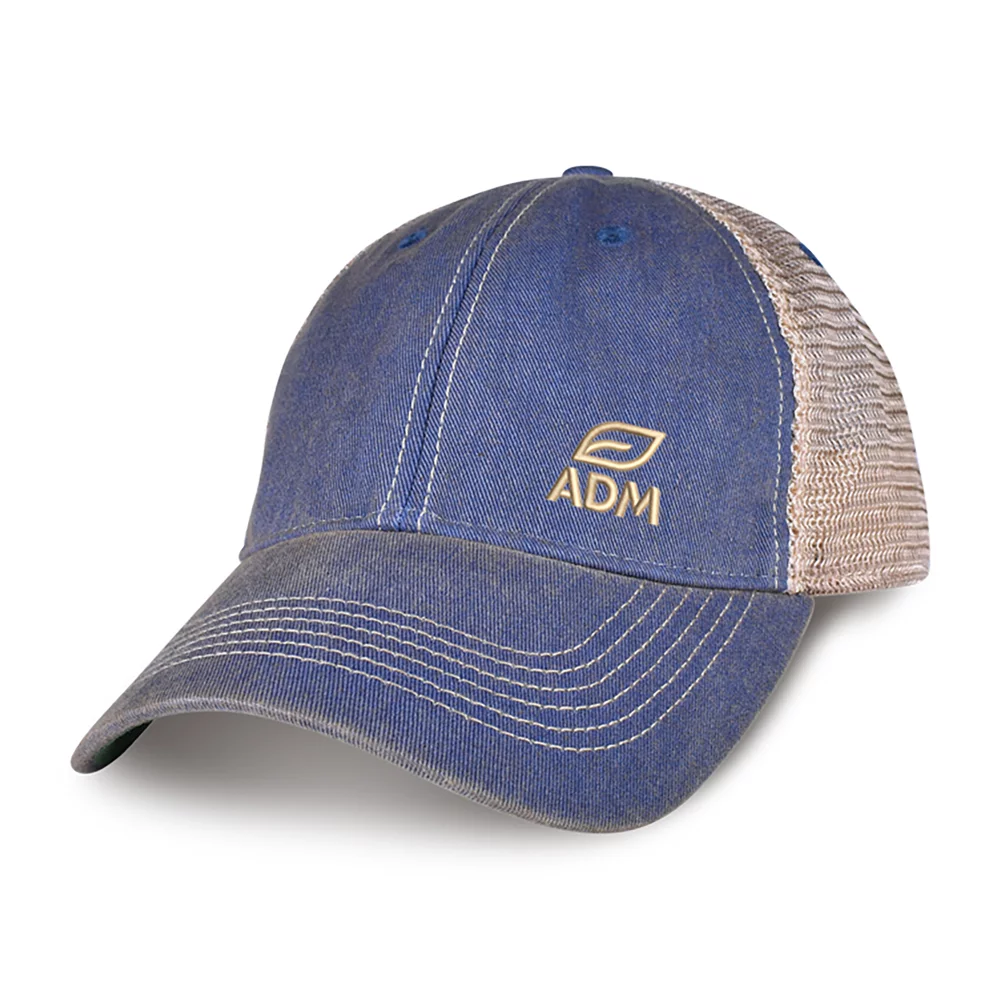 Merrimack Hat Co.™ Austin Vintage Trucker - Royal-Tan
