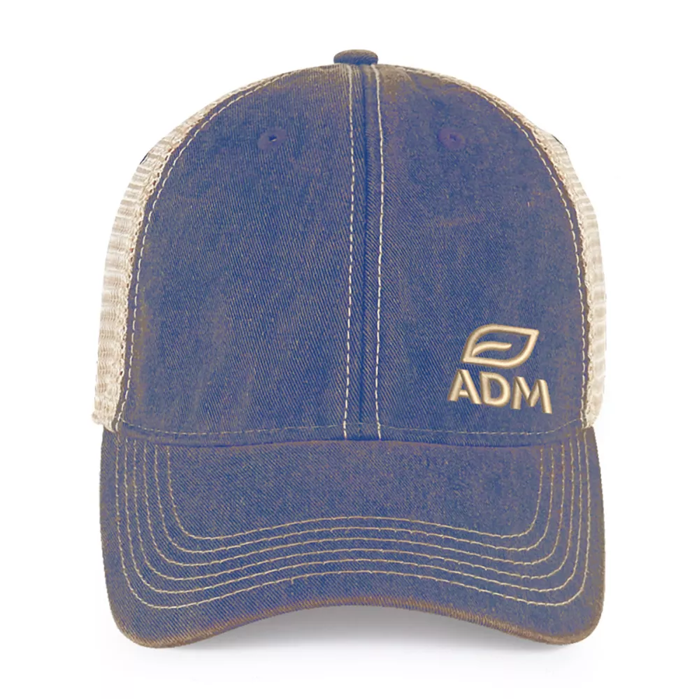 Merrimack Hat Co.™ Austin Vintage Trucker - Royal-Tan