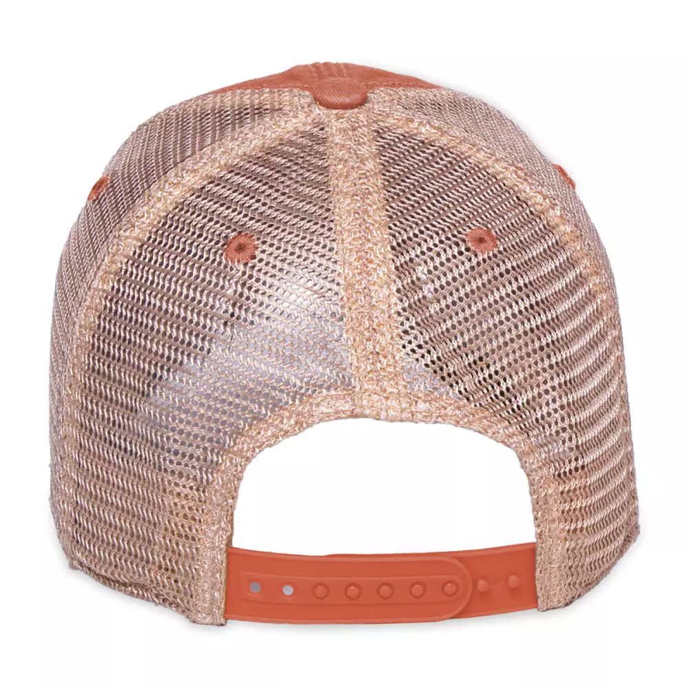 Merrimack Hat Co.™ Austin Vintage Trucker - Orange-Tan